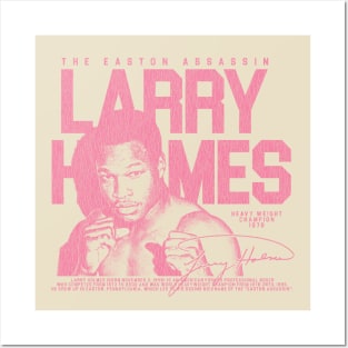 Larry Holmes Vintage - Pink Posters and Art